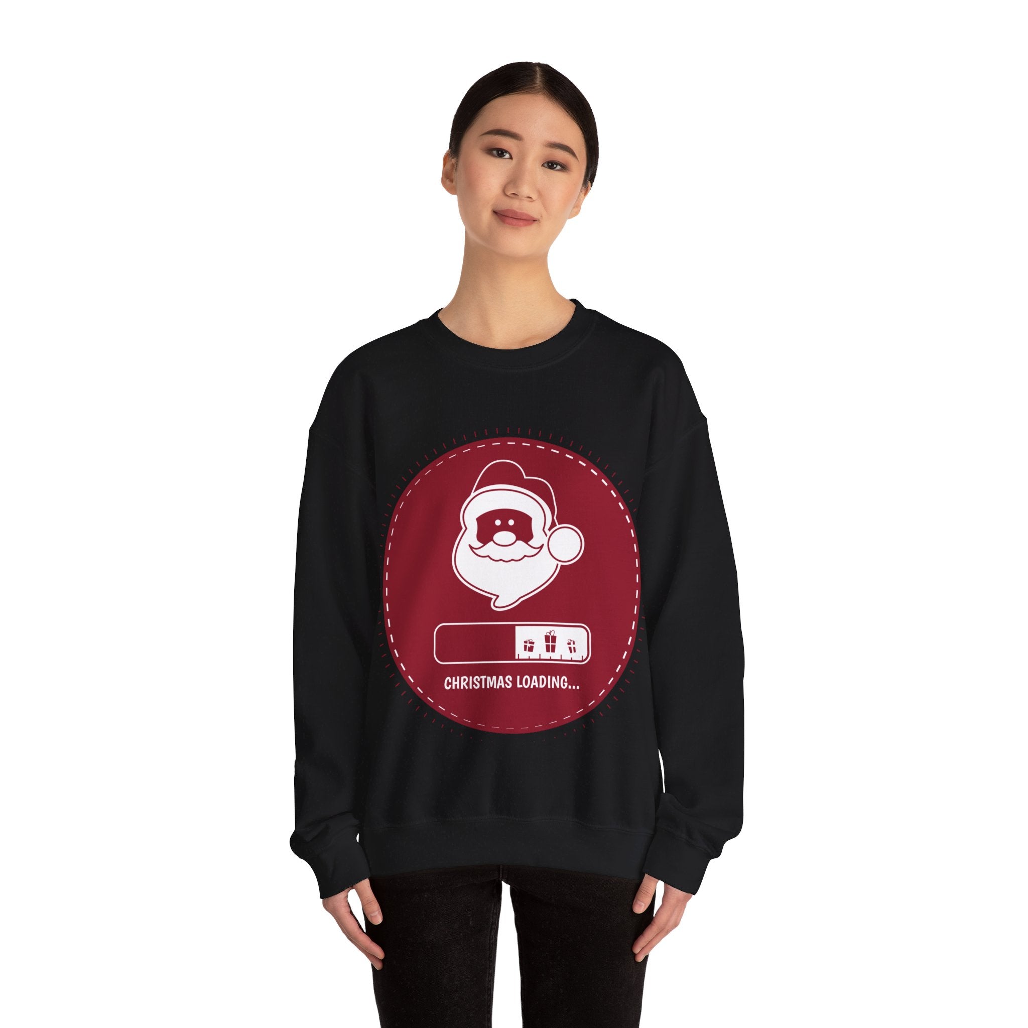 Festive 'Christmas Loading...' Sweatshirt for Holiday Anticipation