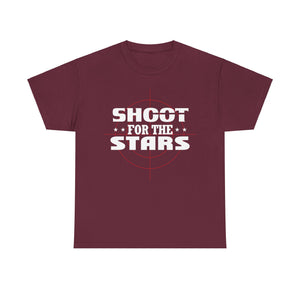 Inspiring 'Shoot for the Stars' T-shirt | Motivational Tee for Dreamers