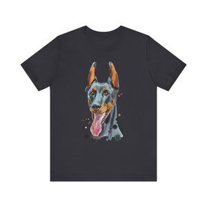 Dobermann T-shirt, Dog Tshirt, Dog Lover Shirt, Pet Unisex Shirt, Animal Crewneck Shirt, Short Sleeve Tee, Gift for Him, Gift for Her