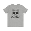 Cool Cat T-shirt, Cat Lover Tshirt, Animal Shirt, Unisex Shirt, Crewneck Shirt, Short Sleeve Tee, Gift for Him, Gift for Her