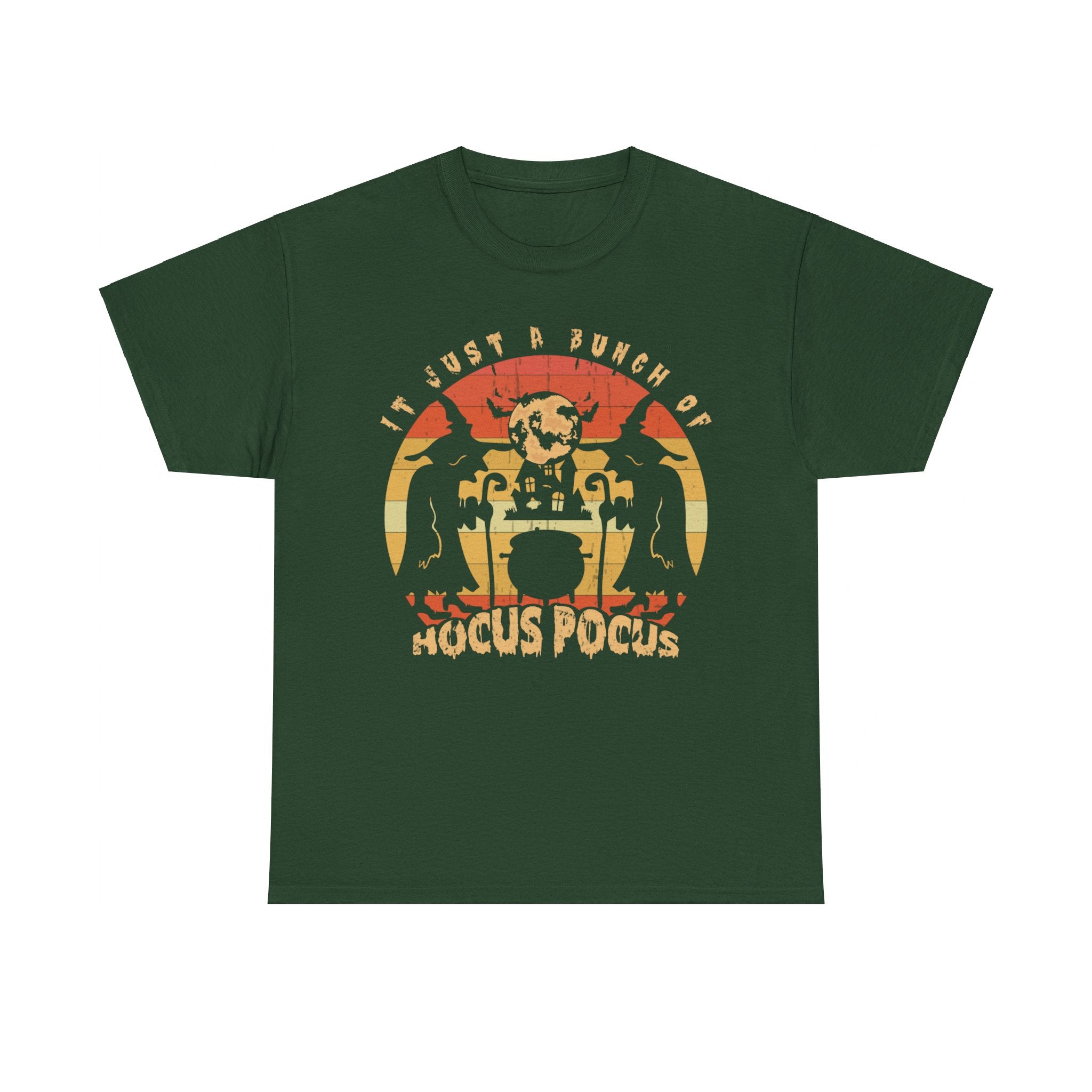 It's Just a Bunch of Hocus Pocus T-Shirt - Halloween Witchy Apparel