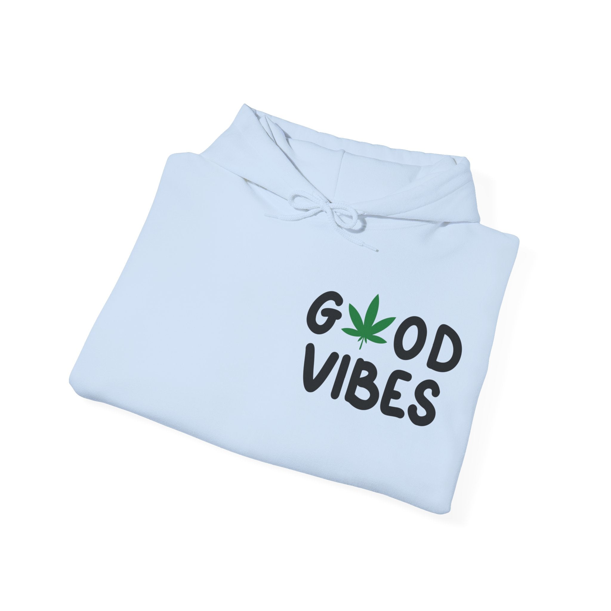 Good Vibes Hoodie - Elevate Your Style with a Cannabis Twist