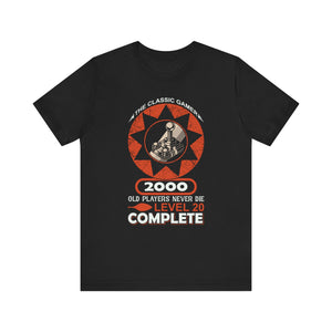 The Classic Gamer 2000 T-shirt, Game Lover Tshirt, Game Shirt, Unisex Shirt, Crewneck Shirt, Short Sleeve Tee, Gift for Him, Gift for Her