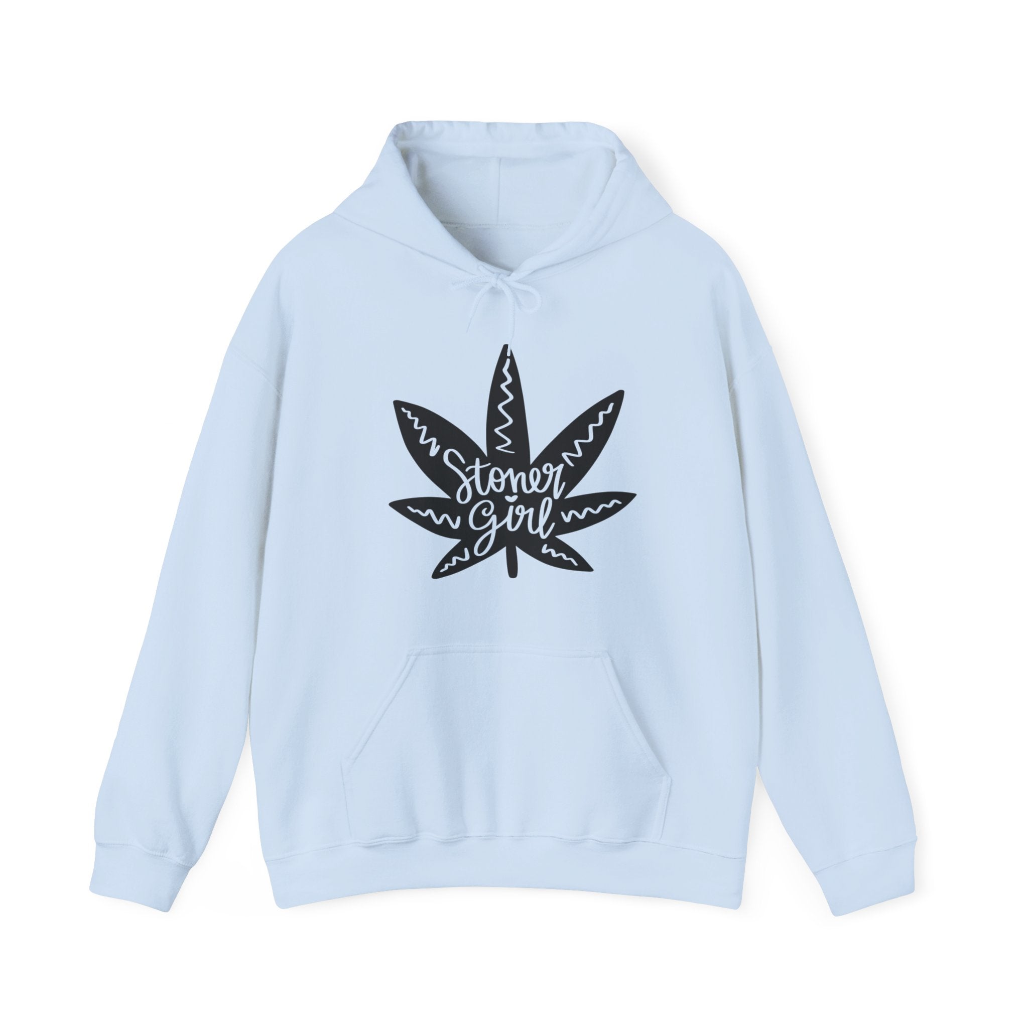 Stoner Girl Vibes Hoodie - Cozy Cannabis-Inspired Apparel