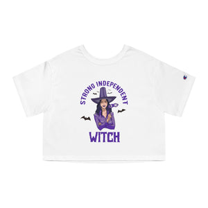 Empowering Cropped Witch Shirt - Strong Independent Witch