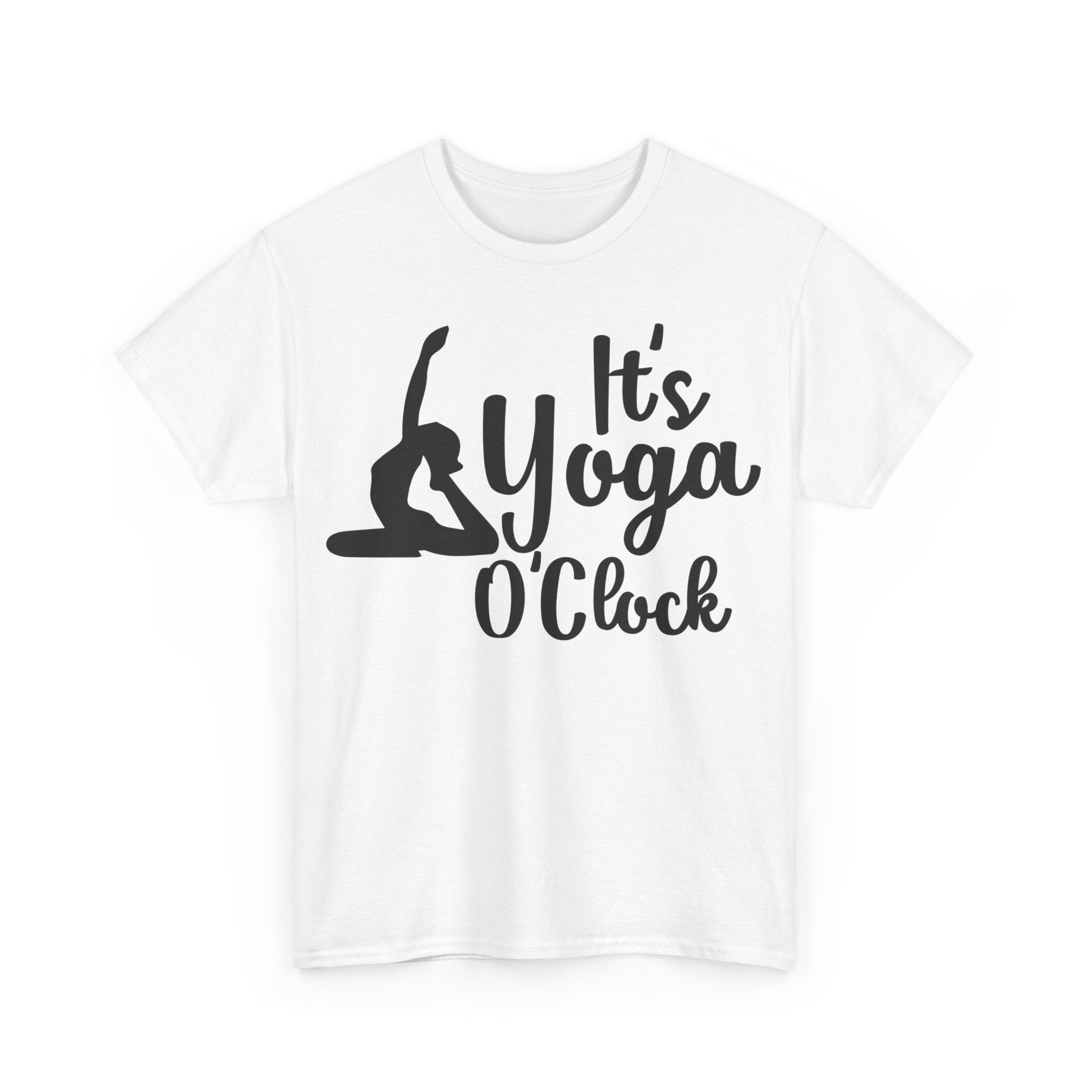 It's Yoga O'Clock T-Shirt | Yoga Lover Tee | Time to Relax | Zen Meditation Shirt