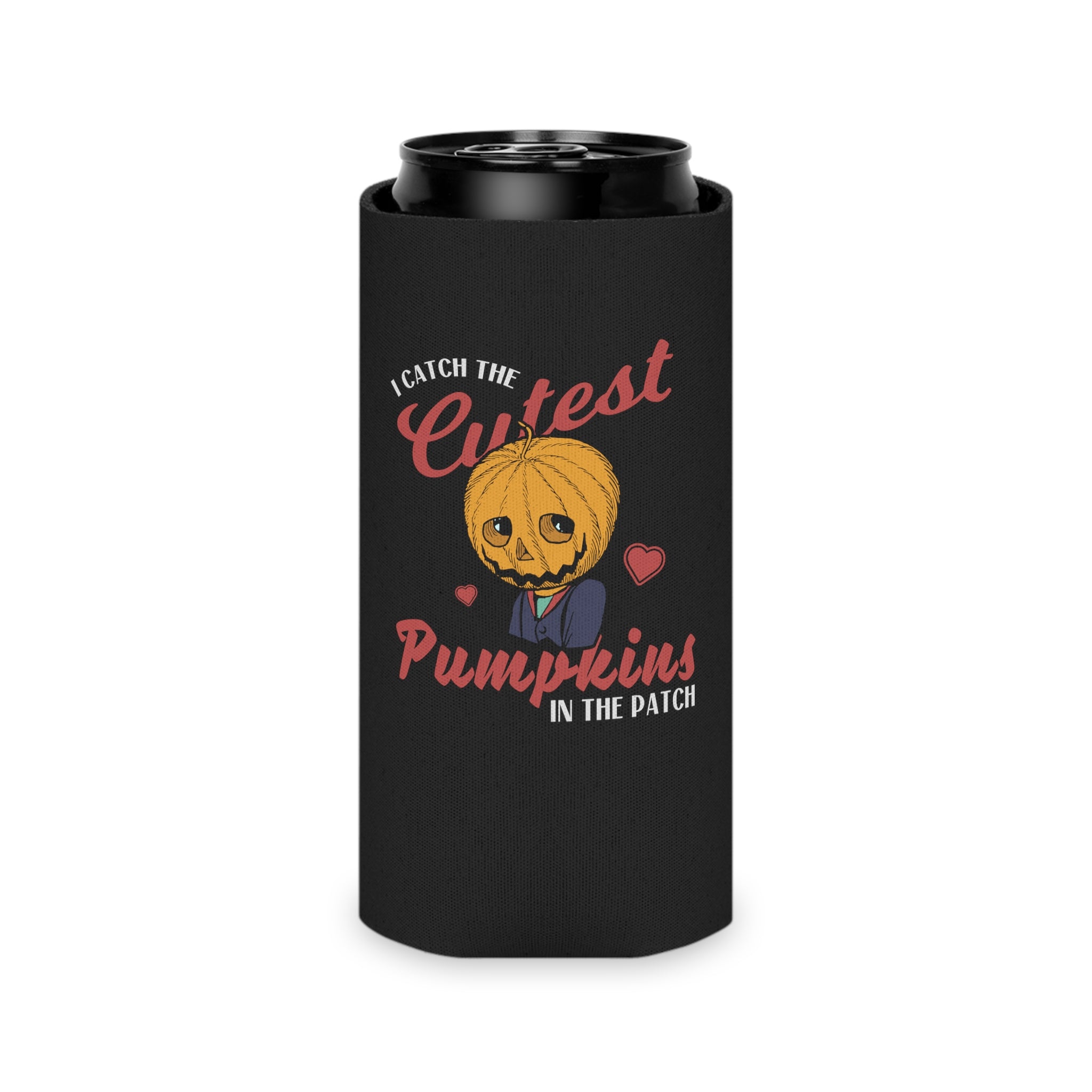 Catching the Cutest Pumpkins Can Cooler