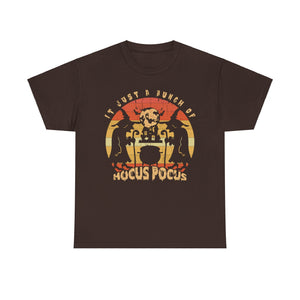 It's Just a Bunch of Hocus Pocus T-Shirt - Halloween Witchy Apparel