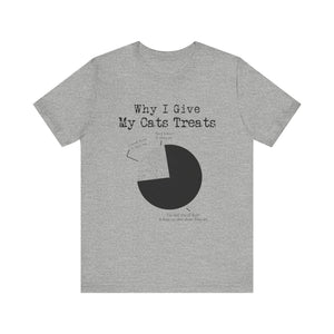 Why I Give My Cats Treats T-shirt, Cat Tshirt, Pet Shirt, Unisex Shirt, Crewneck Shirt, Short Sleeve Tee, Gift for Him, Gift for Her