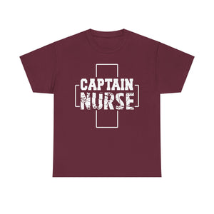 Captain Nurse T-shirt | Heroic Healthcare Professional Tee | Gift for nurse