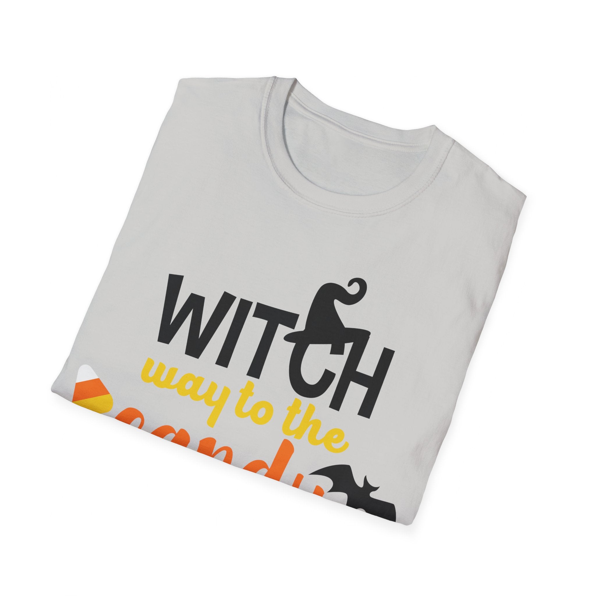 Witch Way to the Candy Halloween T-Shirt | Spooky Season Tee