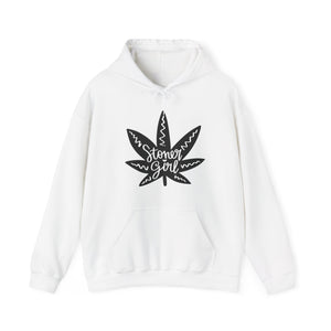 Stoner Girl Vibes Hoodie - Cozy Cannabis-Inspired Apparel