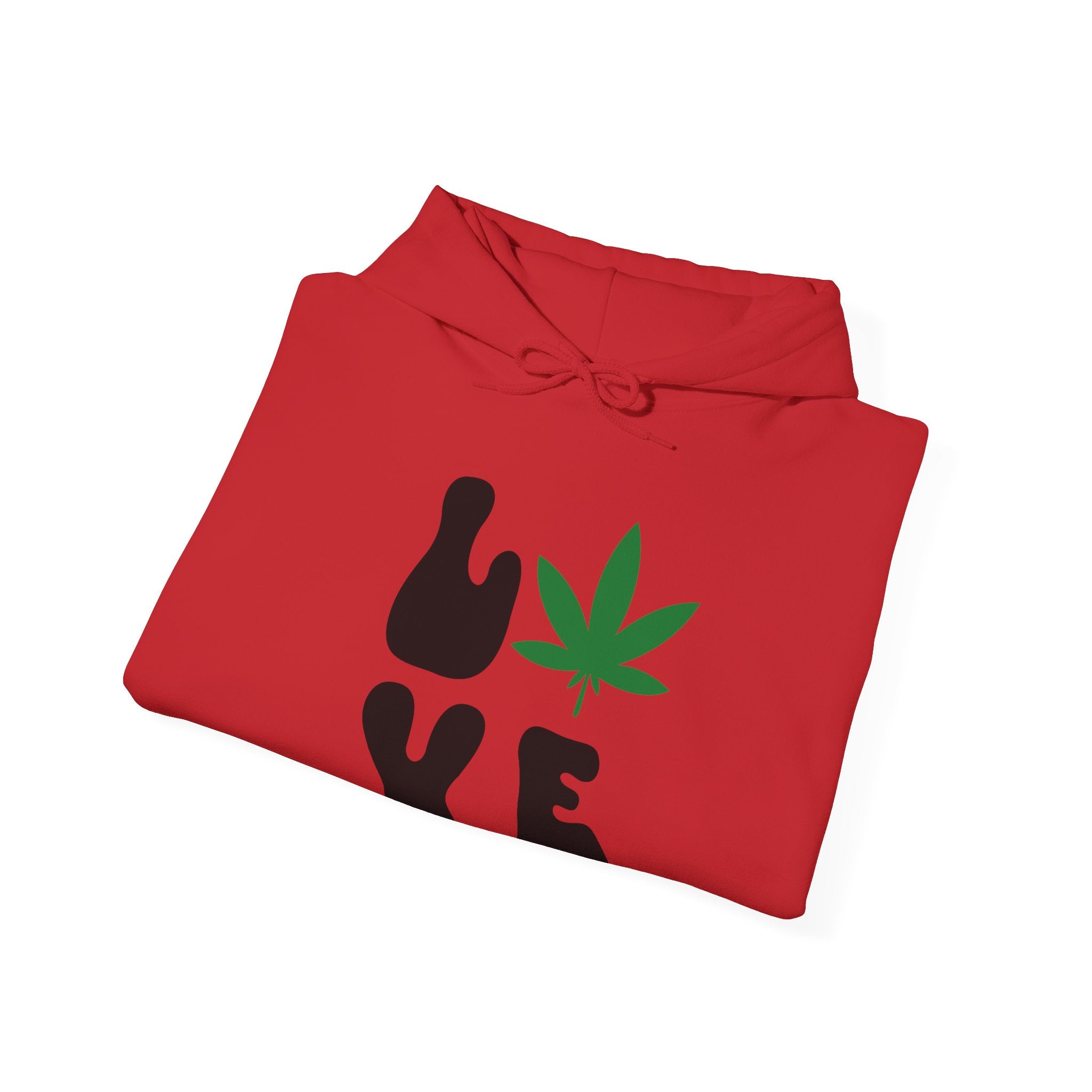 Leaf of Love: Unique Hoodie with a Cannabis Twist