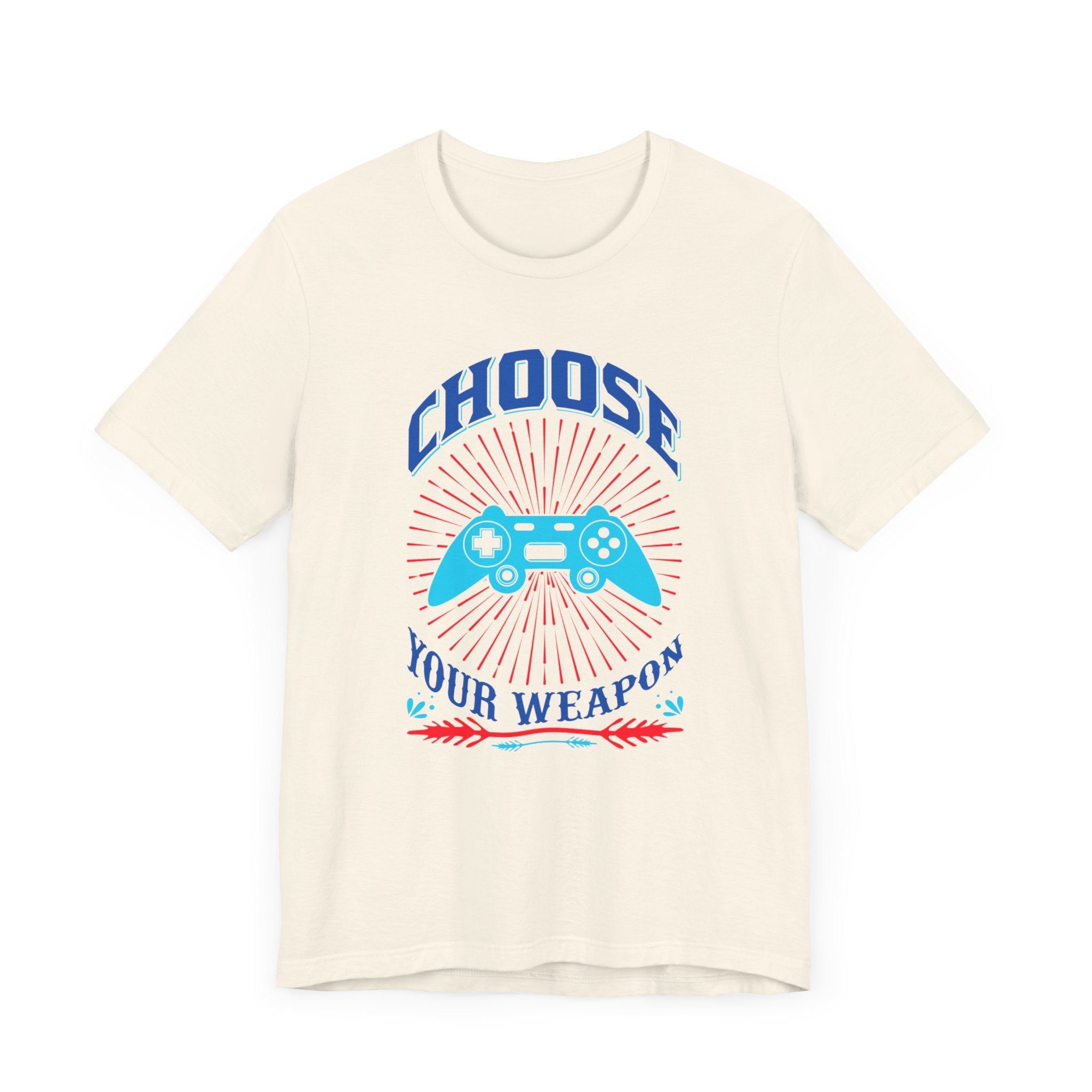 Choose Your Weapon T-shirt, Gaming Tshirt, Gameboy Shirt, Game Lover Unisex Shirt, Crewneck Shirt, Short Sleeve Tee, Gift for Him