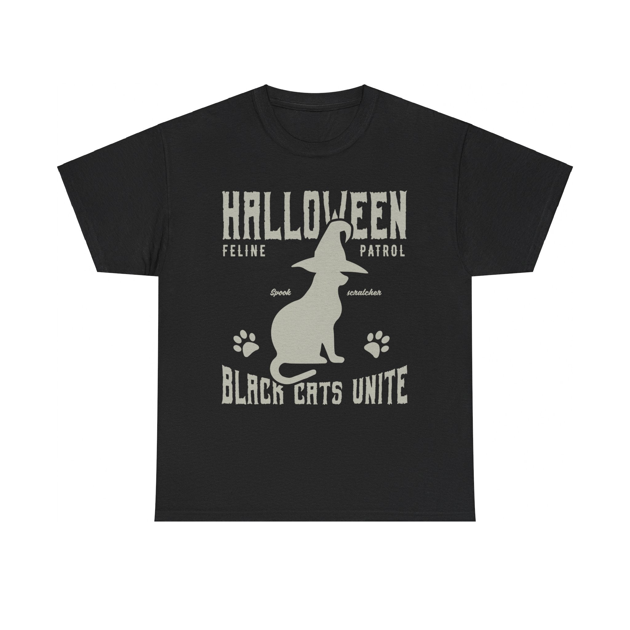 Halloween Black Cats Unite T-shirt - Spooky Kitty Tee - Witchy Cat Shirt