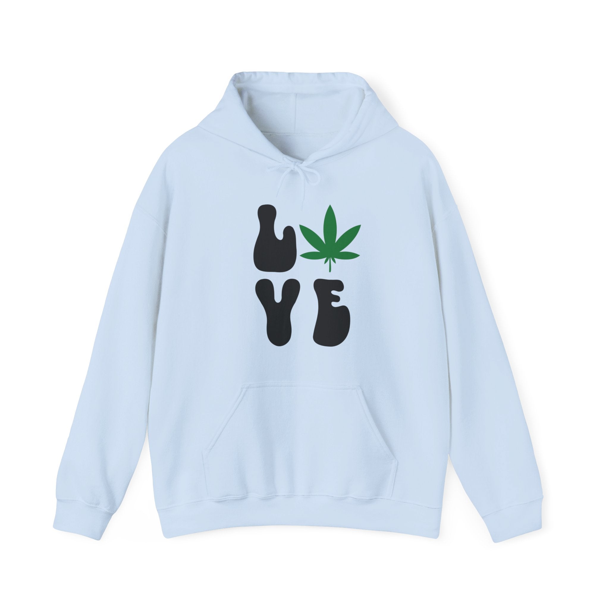 Leaf of Love: Unique Hoodie with a Cannabis Twist