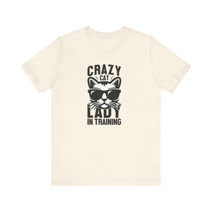 Crazy Cat Lady In Trainning T-shirt, Cat Tshirt, Pet Shirt, Unisex Shirt, Crewneck Shirt, Short Sleeve Tee, Gift for Him, Gift for Her