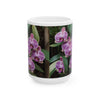 Exotic Orchid Ceramic Coffee Mug 11oz/15oz - Lush Green Foliage Home & Living Kitchen Decor - Unique Orchid Planters Coffee Mugs Gift