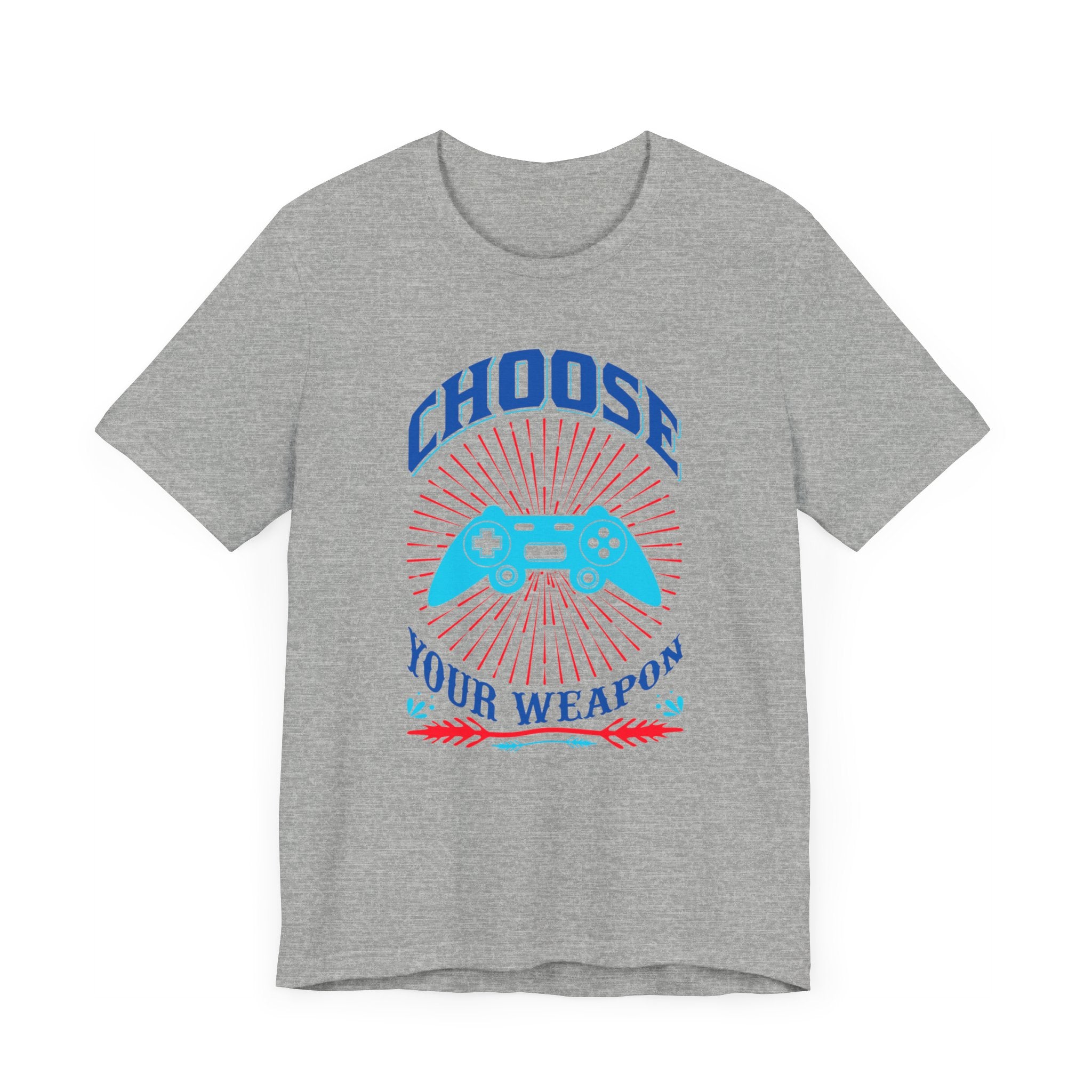 Choose Your Weapon T-shirt, Gaming Tshirt, Gameboy Shirt, Game Lover Unisex Shirt, Crewneck Shirt, Short Sleeve Tee, Gift for Him