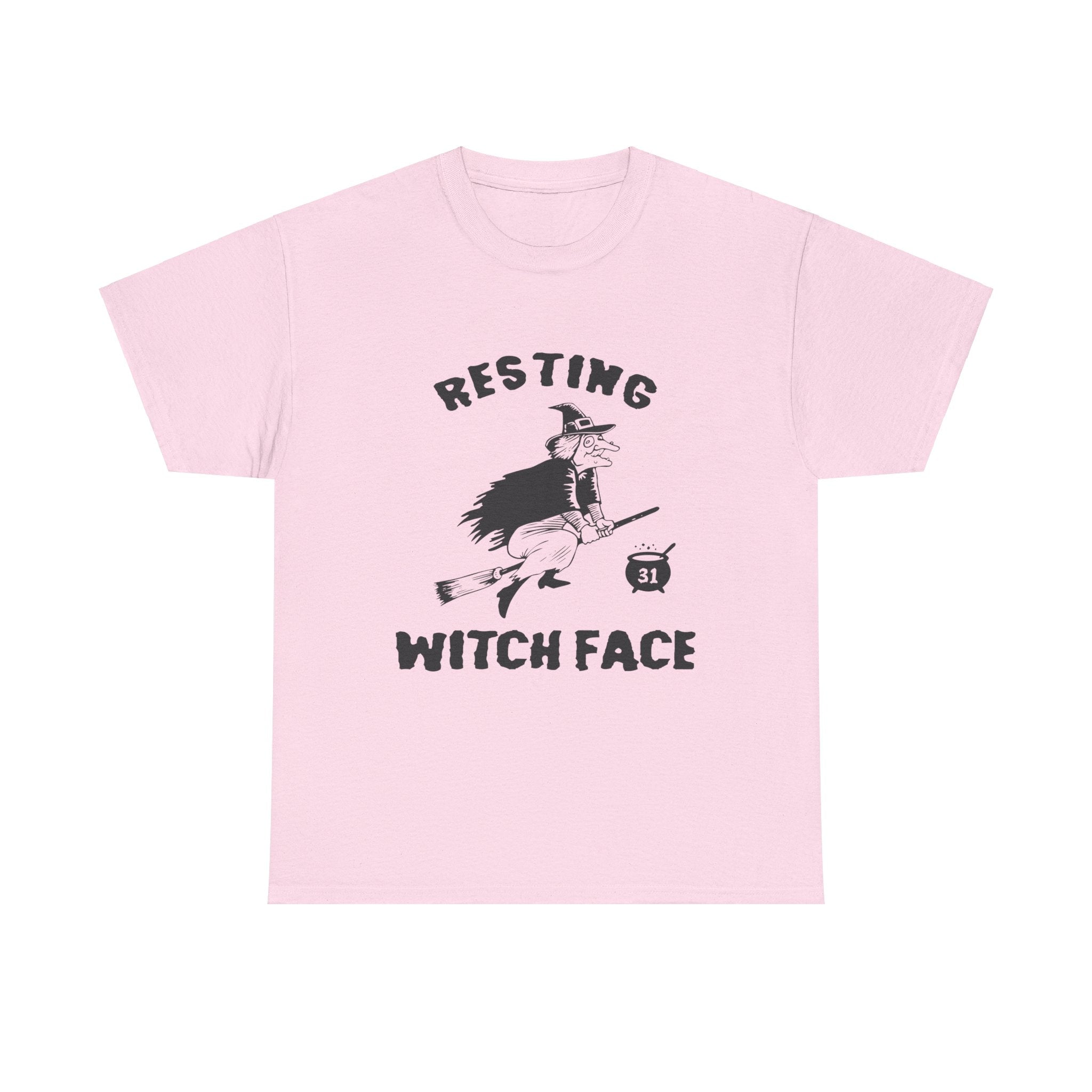 Resting Witch Face Halloween T-Shirt - Funny Witch Tee