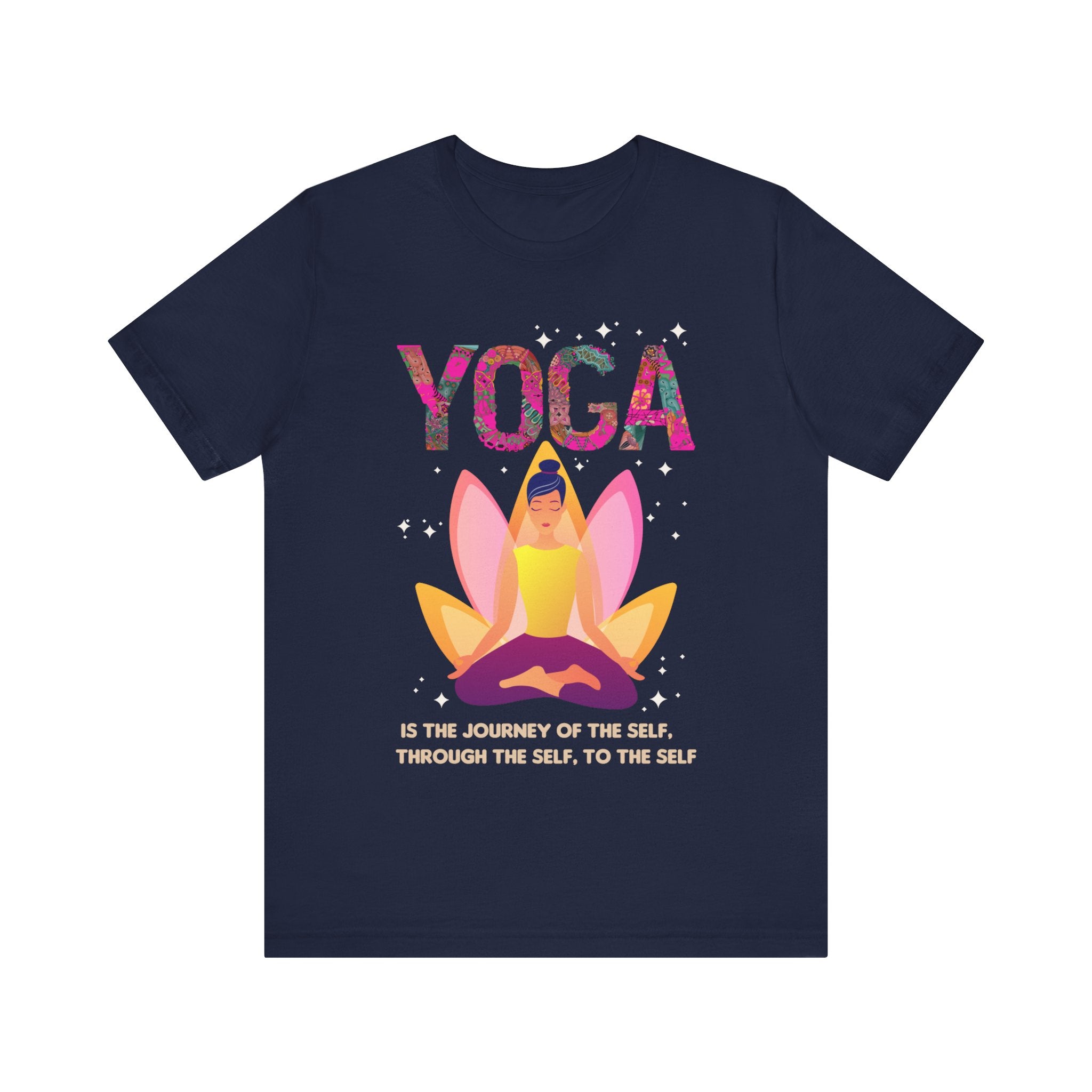 Yoga Is The Journey T-shirt, Yoga Tshirt, Meditation Shirt, Unisex Shirt, Crewneck Shirt, Short Sleeve Tee, Gift for Him, Gift for Her