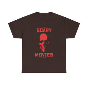 Let's Watch Scary Movies on Halloween T-Shirt - Spooky Film Night Tee - Haunted Movie Marathon Shirt