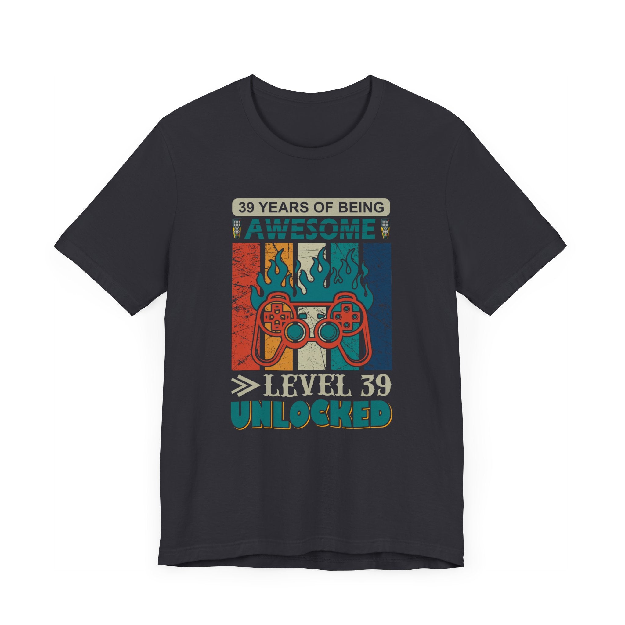 39 Years Of Being Awesome T-shirt, Gaming Tshirt, Game Shirt, Unisex Shirt, Crewneck Shirt, Short Sleeve Tee, Gift for Him, Gift for Her