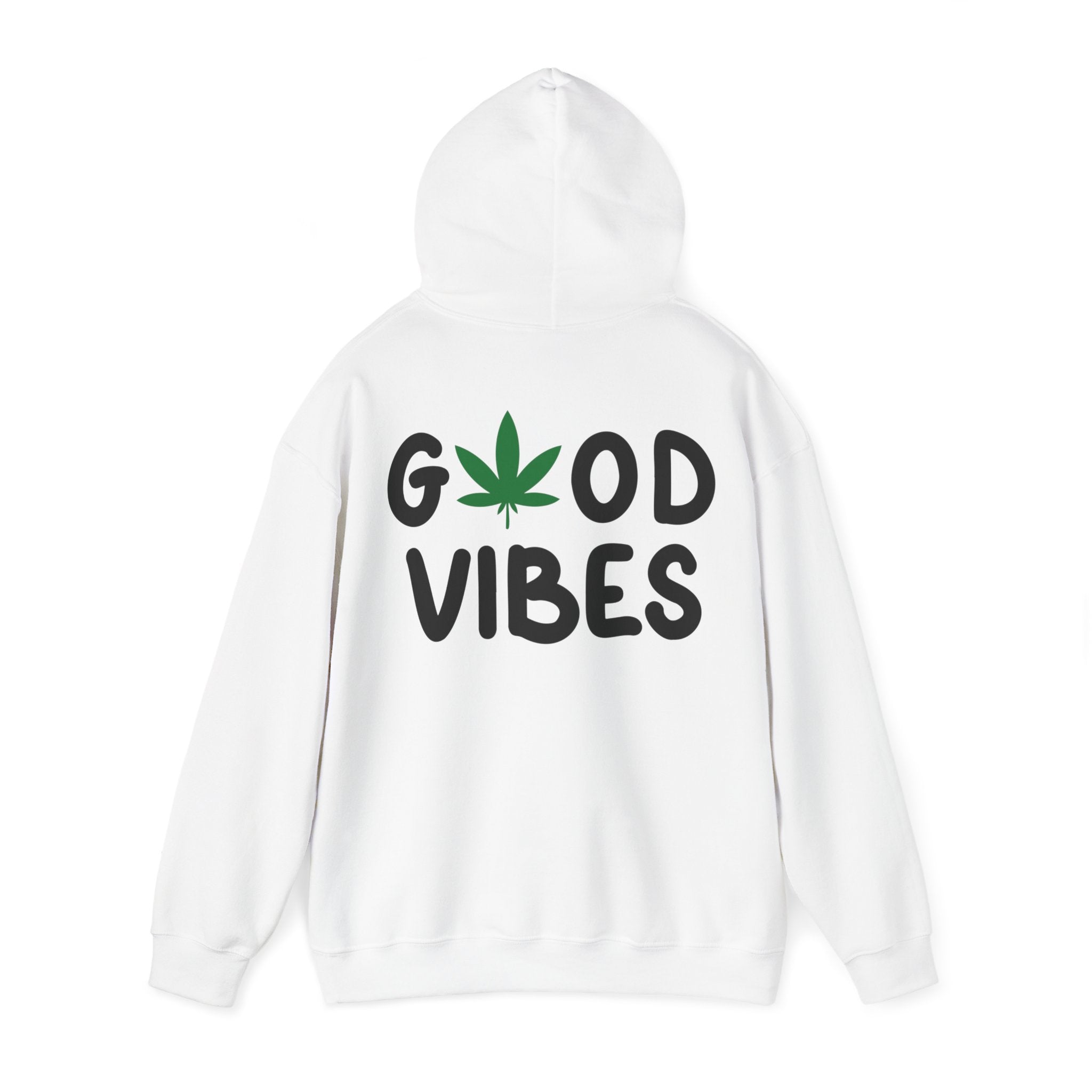 Good Vibes Hoodie - Elevate Your Style with a Cannabis Twist