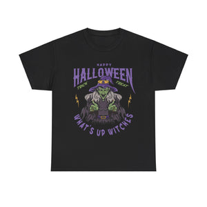 Happy Halloween T-shirt - What's Up Witches Tee - Funny Halloween Shirt