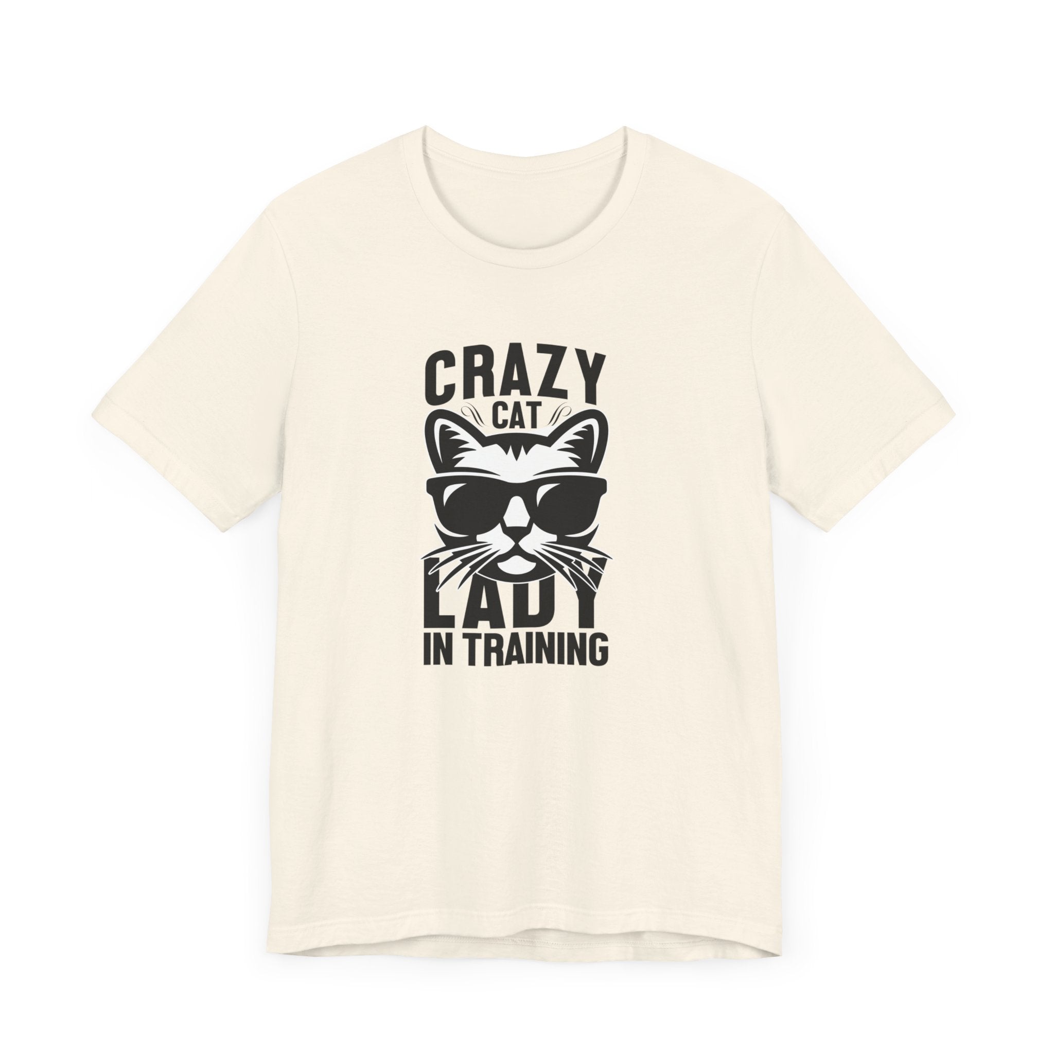 Crazy Cat Lady In Trainning T-shirt, Cat Tshirt, Pet Shirt, Unisex Shirt, Crewneck Shirt, Short Sleeve Tee, Gift for Him, Gift for Her