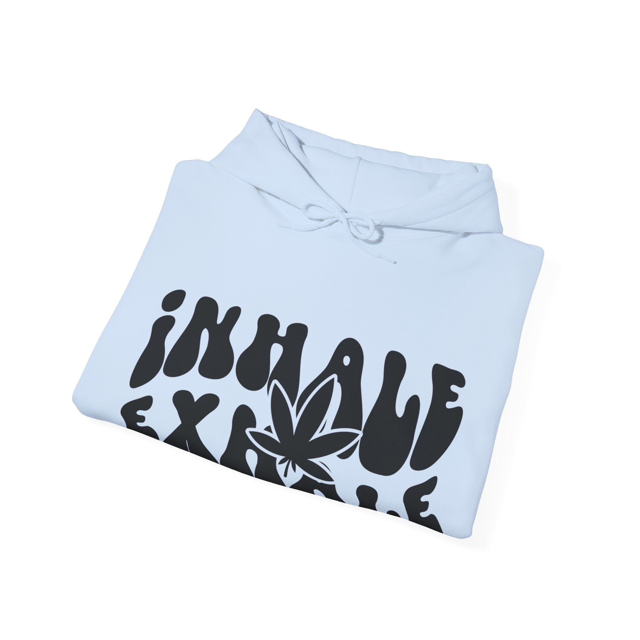 Zen Vibes Hoodie: Inhale Exhale Serenity - Hooded Sweatshirt