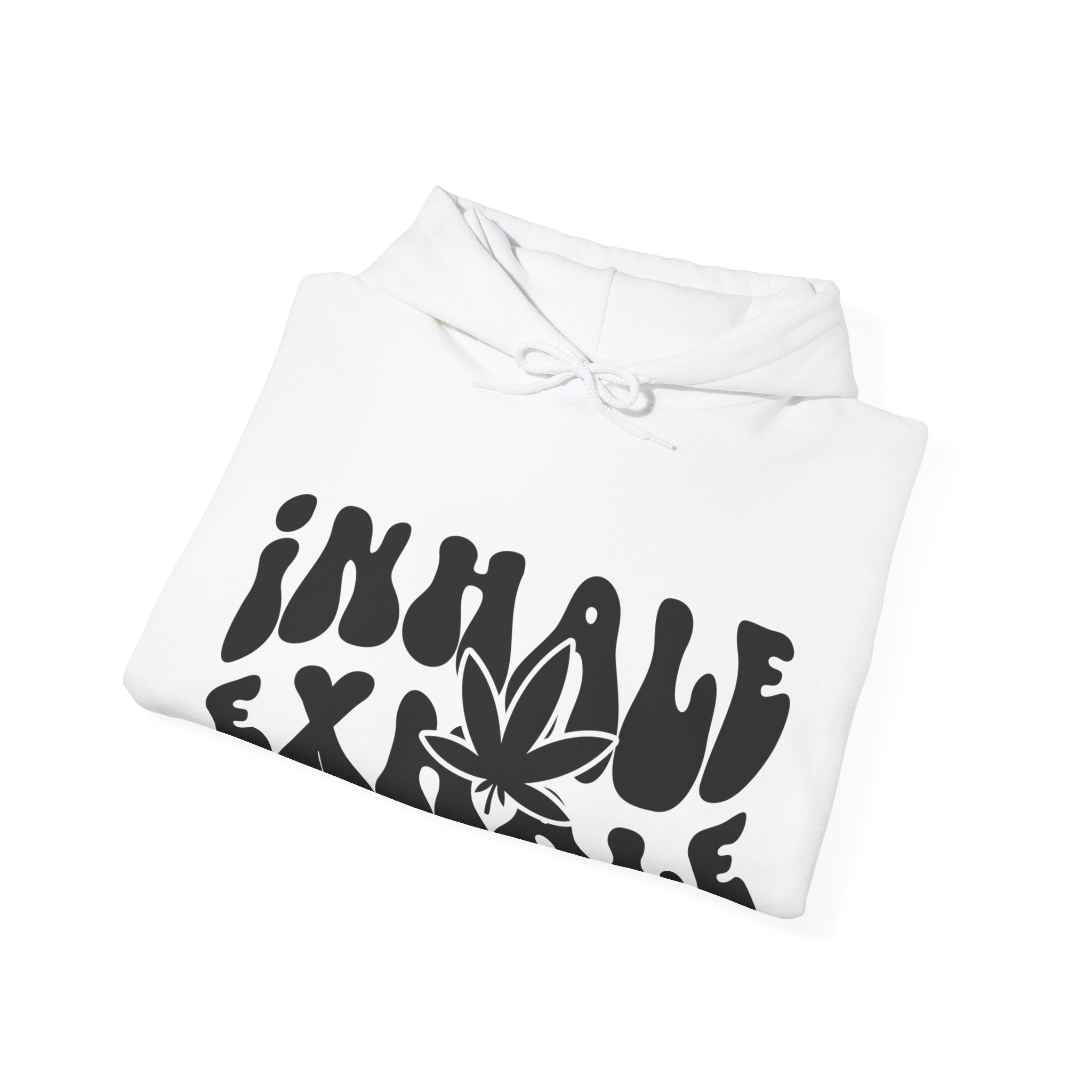 Zen Vibes Hoodie: Inhale Exhale Serenity - Hooded Sweatshirt