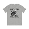 Never Walk Alone T-shirt, Dog Tshirt, Dog Lover Shirt, Animal Unisex Shirt, Crewneck Shirt, Short Sleeve Tee, Gift for Him, Gift for Her