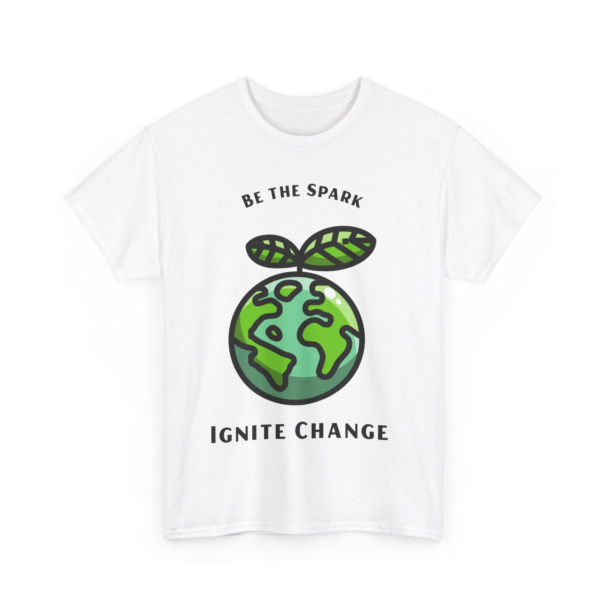 Spark that Ignites Change, Motivational Shirt, Inspirational Tee, Empowering Apparel, Be the Change.