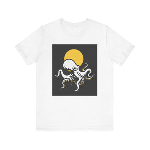 Octopus T-shirt, Deep Sea Tshirt, Dark Ocean Shirt, Unisex Shirt, Crewneck Shirt, Short Sleeve Tee, Gift for Him, Gift for Her