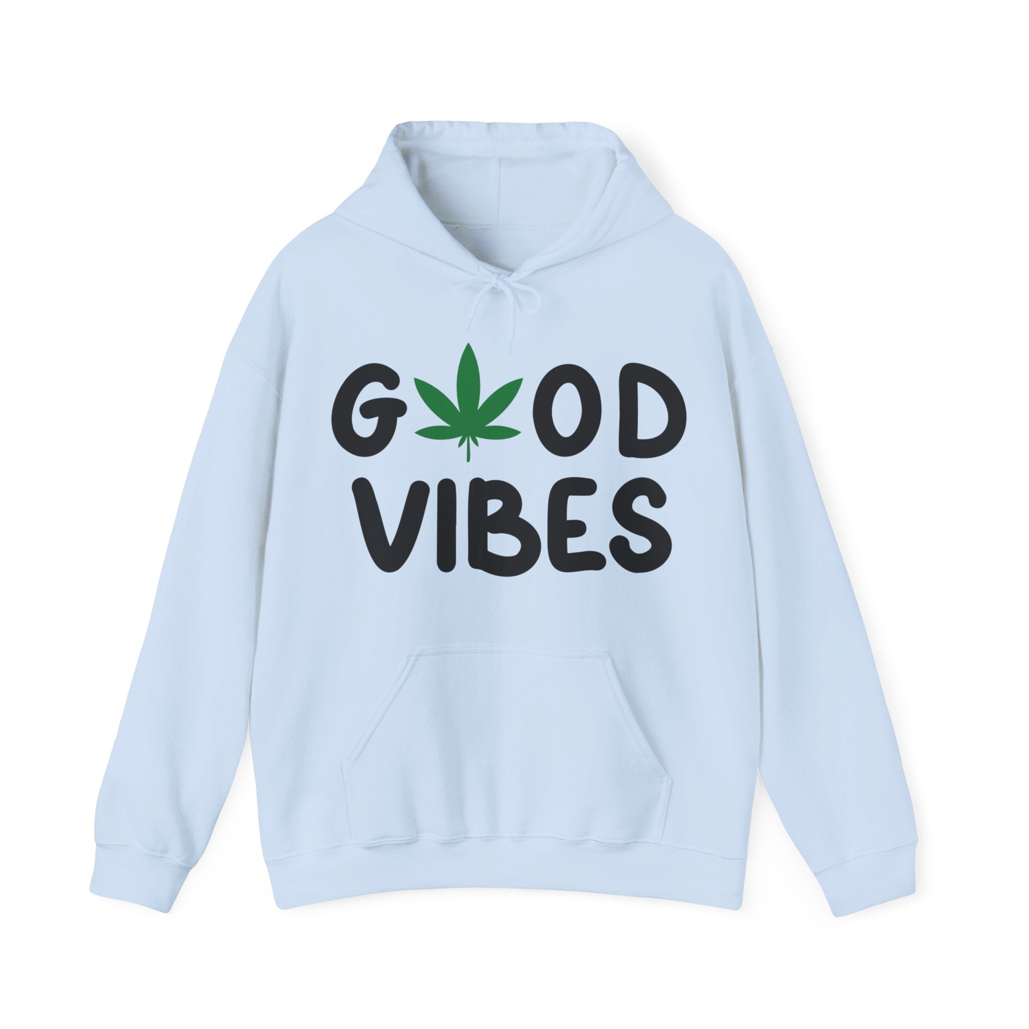 Good Vibes Hoodie - Elevate Your Style with a Cannabis Twist