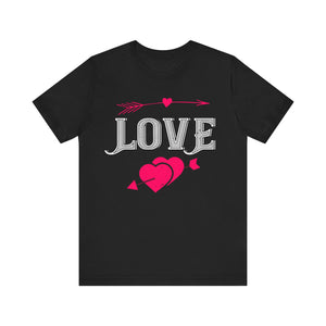 Expressive Love Statement Tee - Comfortable and Stylish - Unisex Jersey Short Sleeve Tee