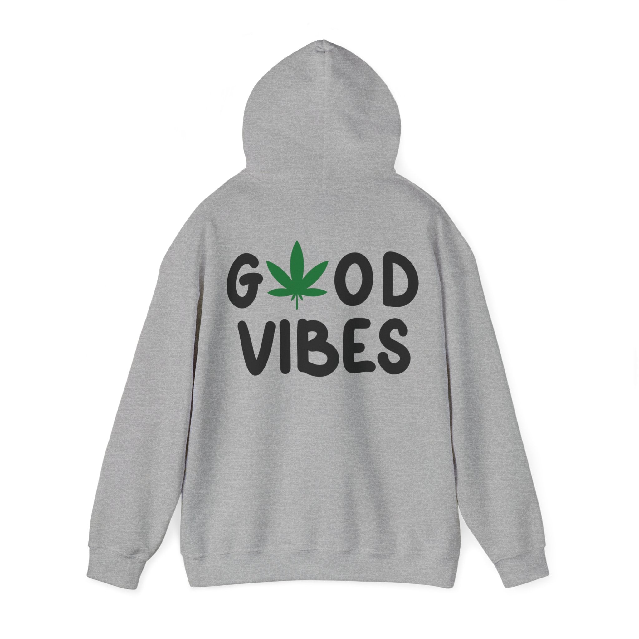 Good Vibes Hoodie - Elevate Your Style with a Cannabis Twist