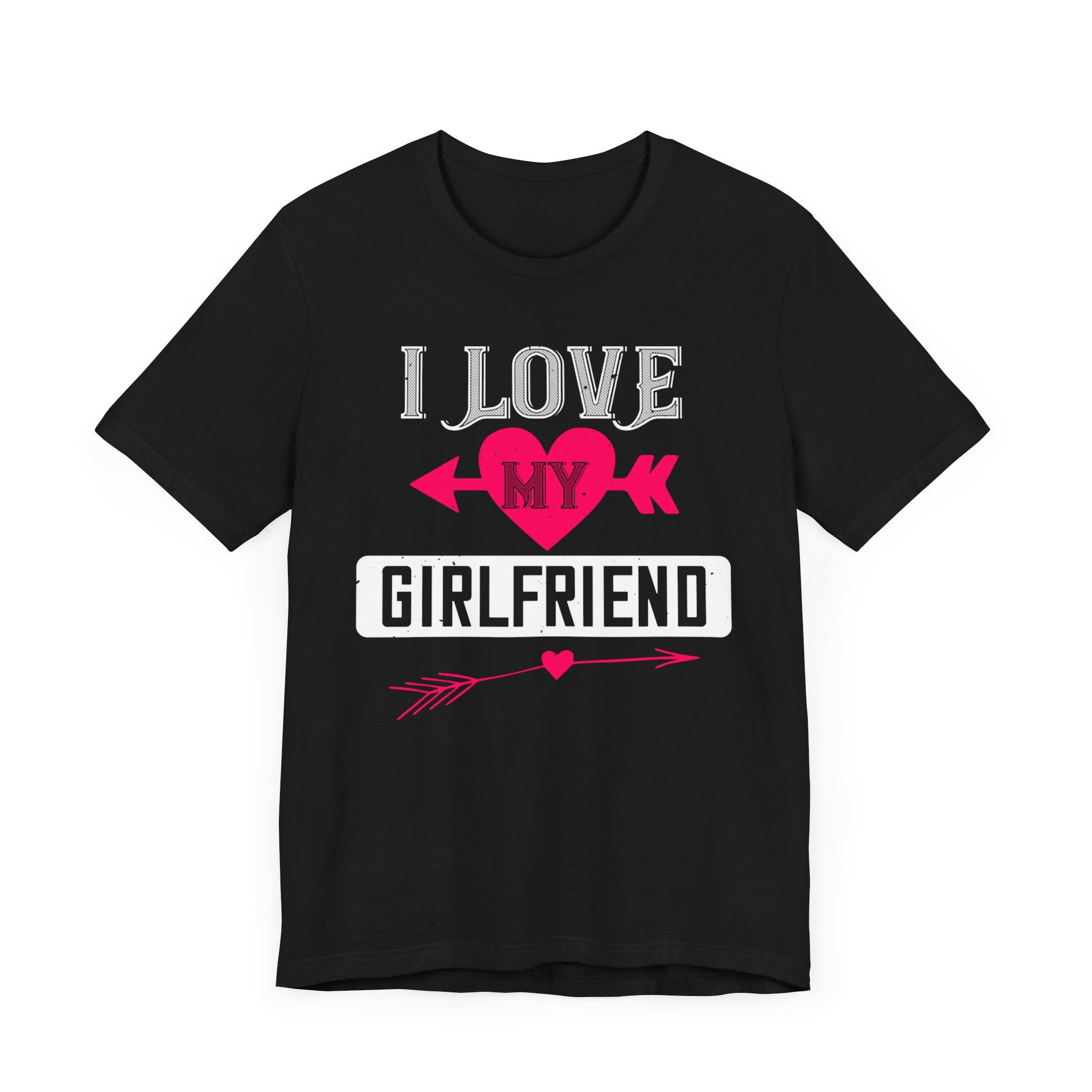 Devoted Boyfriend Tee - I Love My Girlfriend - Unisex Jersey Short Sleeve Tee