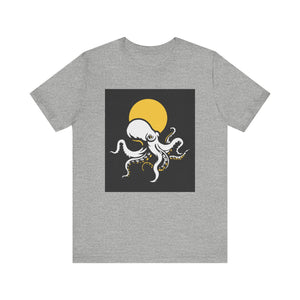 Octopus T-shirt, Deep Sea Tshirt, Dark Ocean Shirt, Unisex Shirt, Crewneck Shirt, Short Sleeve Tee, Gift for Him, Gift for Her