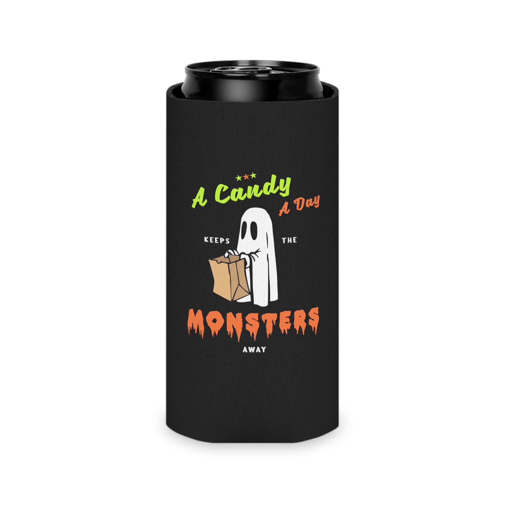 Candy A Day Keeps the Monsters Away Can Cooler