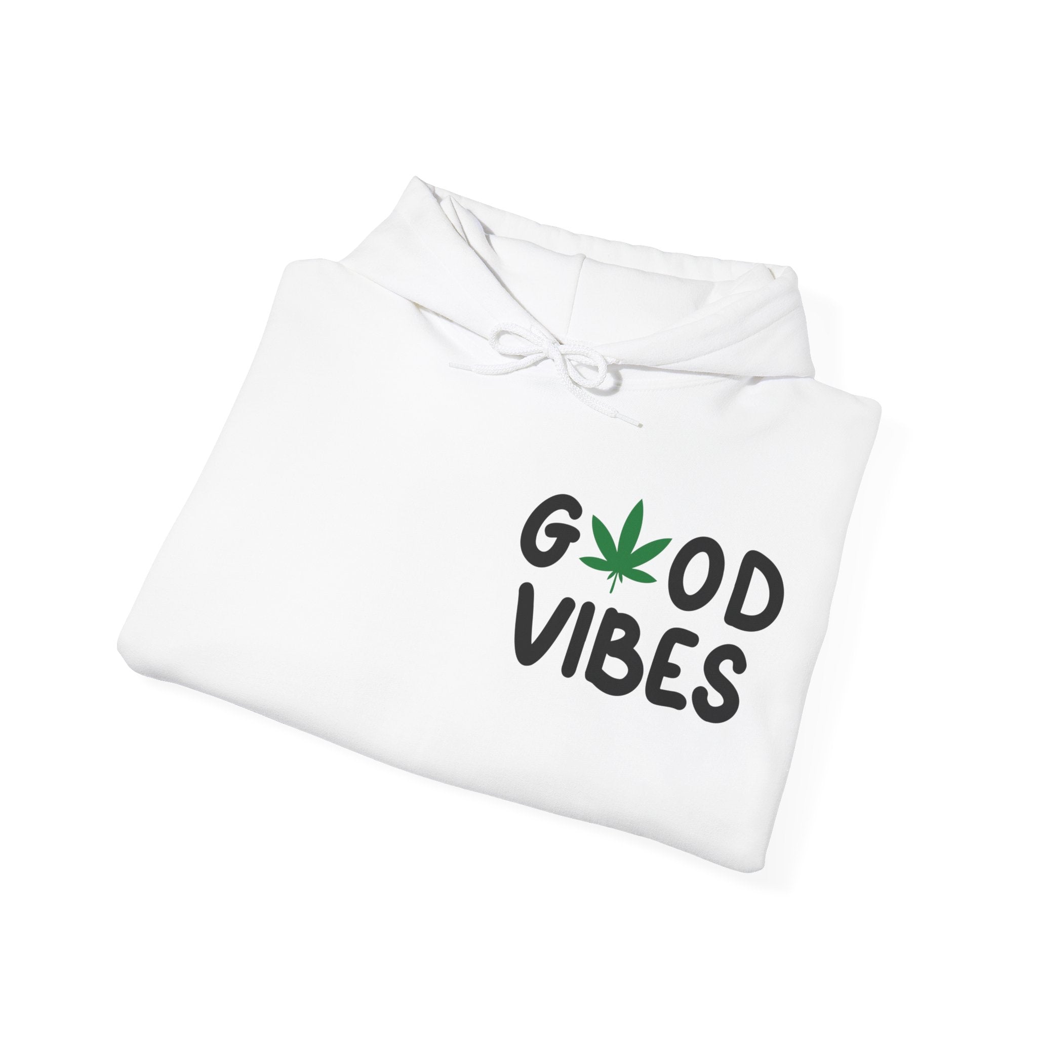 Good Vibes Hoodie - Elevate Your Style with a Cannabis Twist