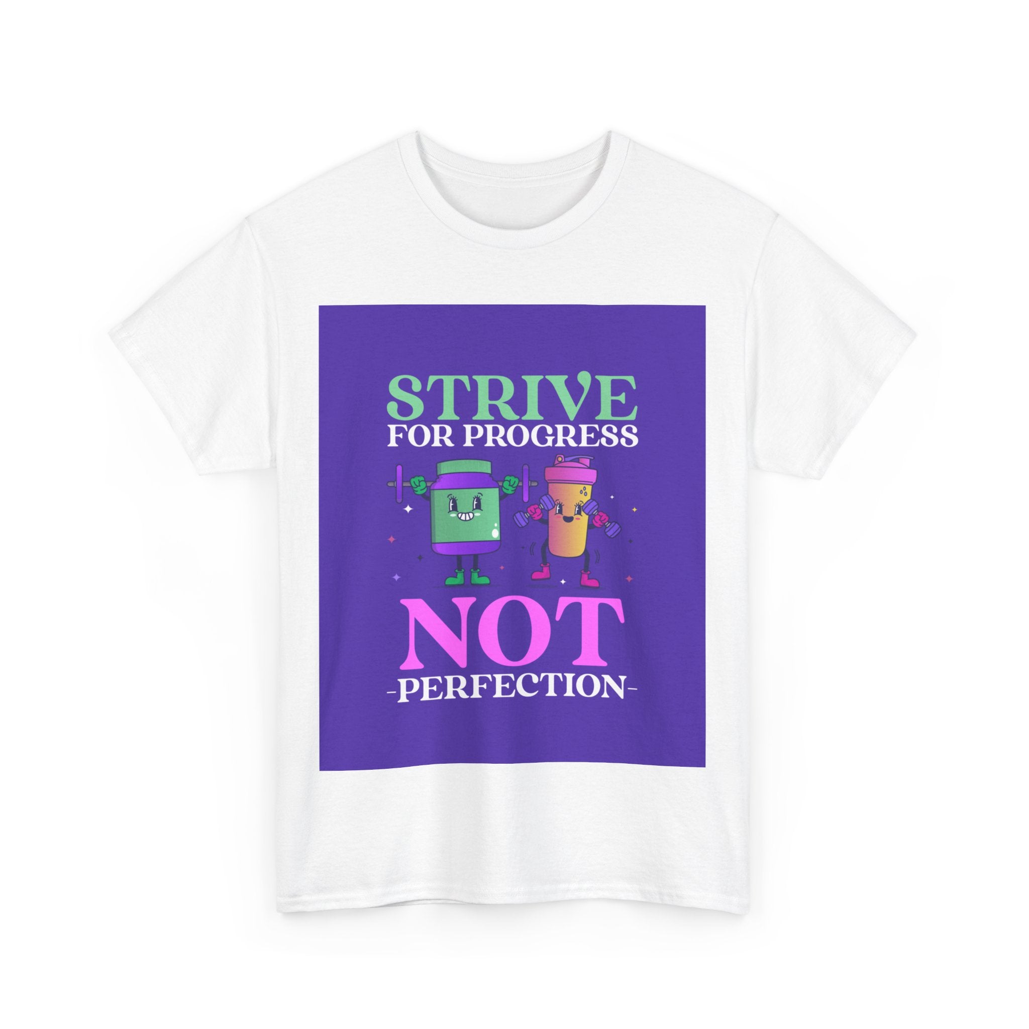 Strive for Progress, Not Perfection, Motivational Shirt, Inspirational Tee, Positive Affirmation, Personal Growth, Self-Improvement