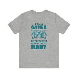 I'm A Gamer T-shirt, Gaming Tshirt, Game Lover Shirt, Game Day Unisex Shirt, Gameboy Crewneck Shirt, Short Sleeve Tee, Gift for Him