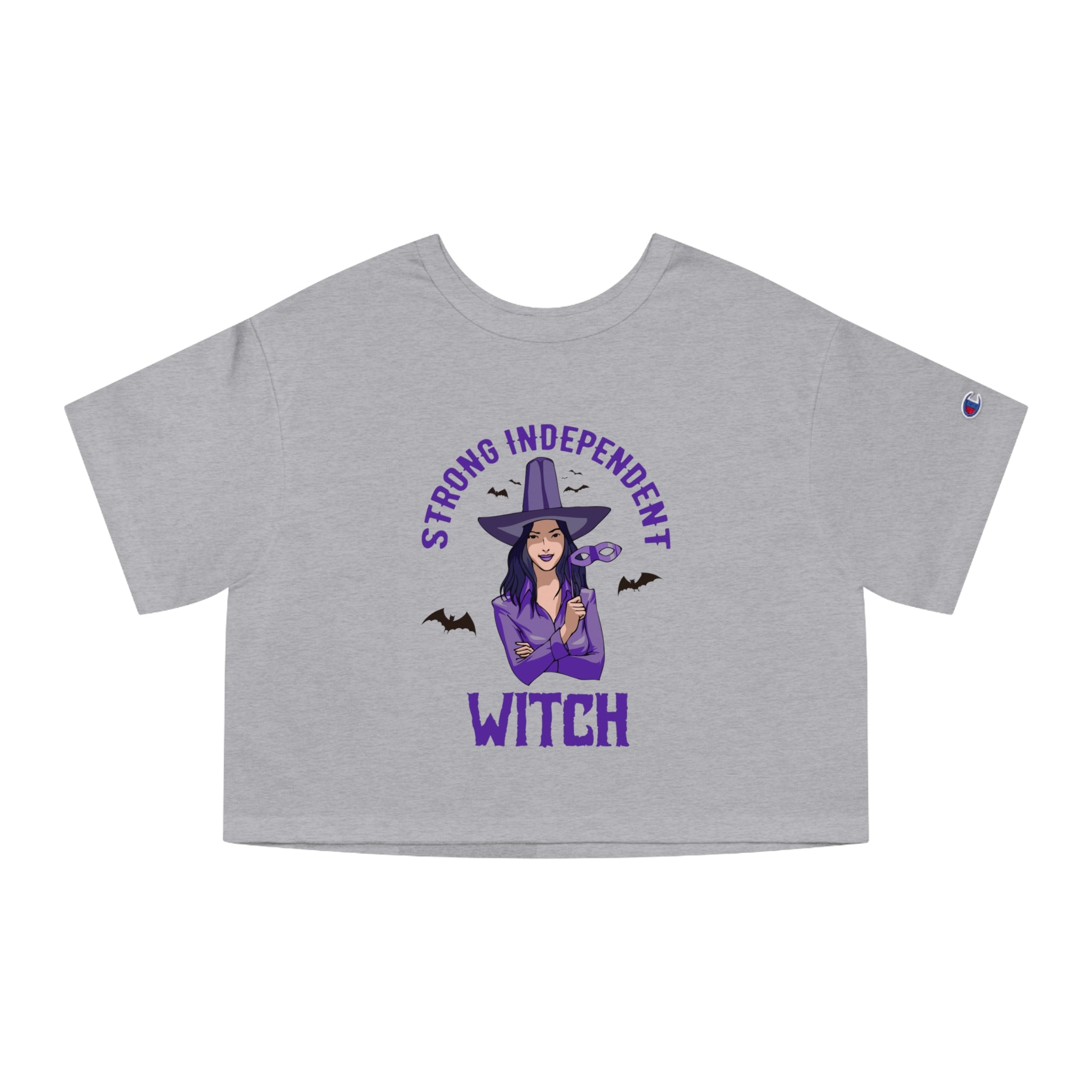 Empowering Cropped Witch Shirt - Strong Independent Witch