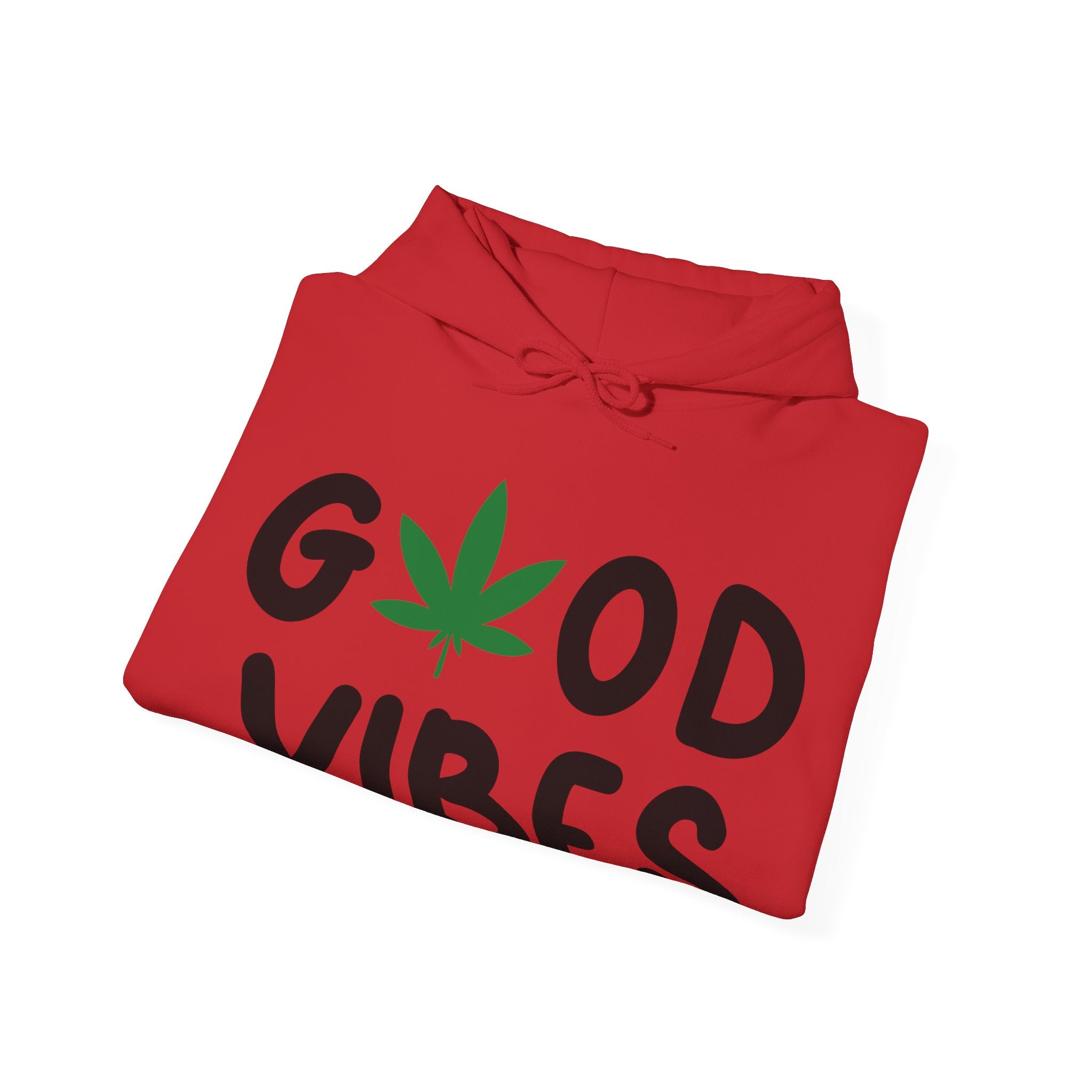 Good Vibes Hoodie - Elevate Your Style with a Cannabis Twist