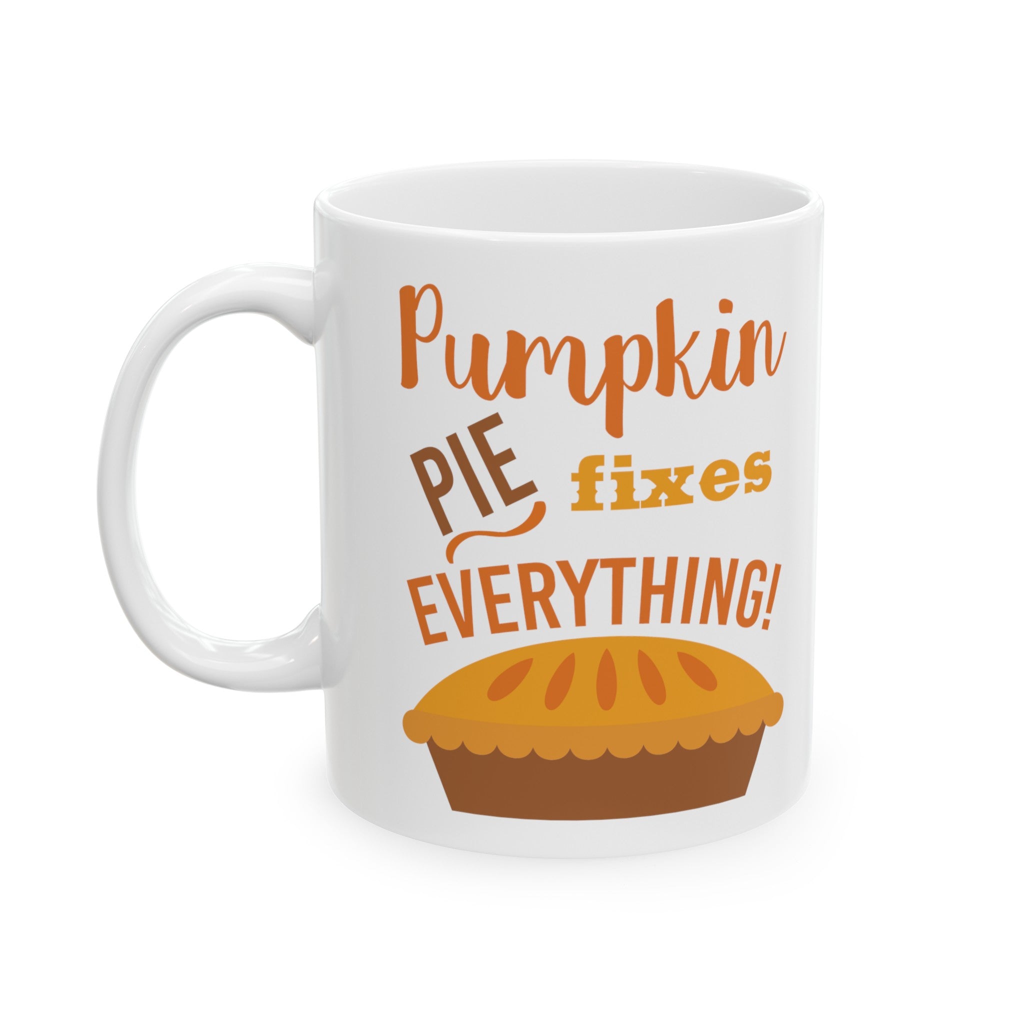 Thanksgiving Ceramic Mug, pumpkin pie, baby's first Turkey Day, Gift For Thanksgiving, Fall Coffee mug