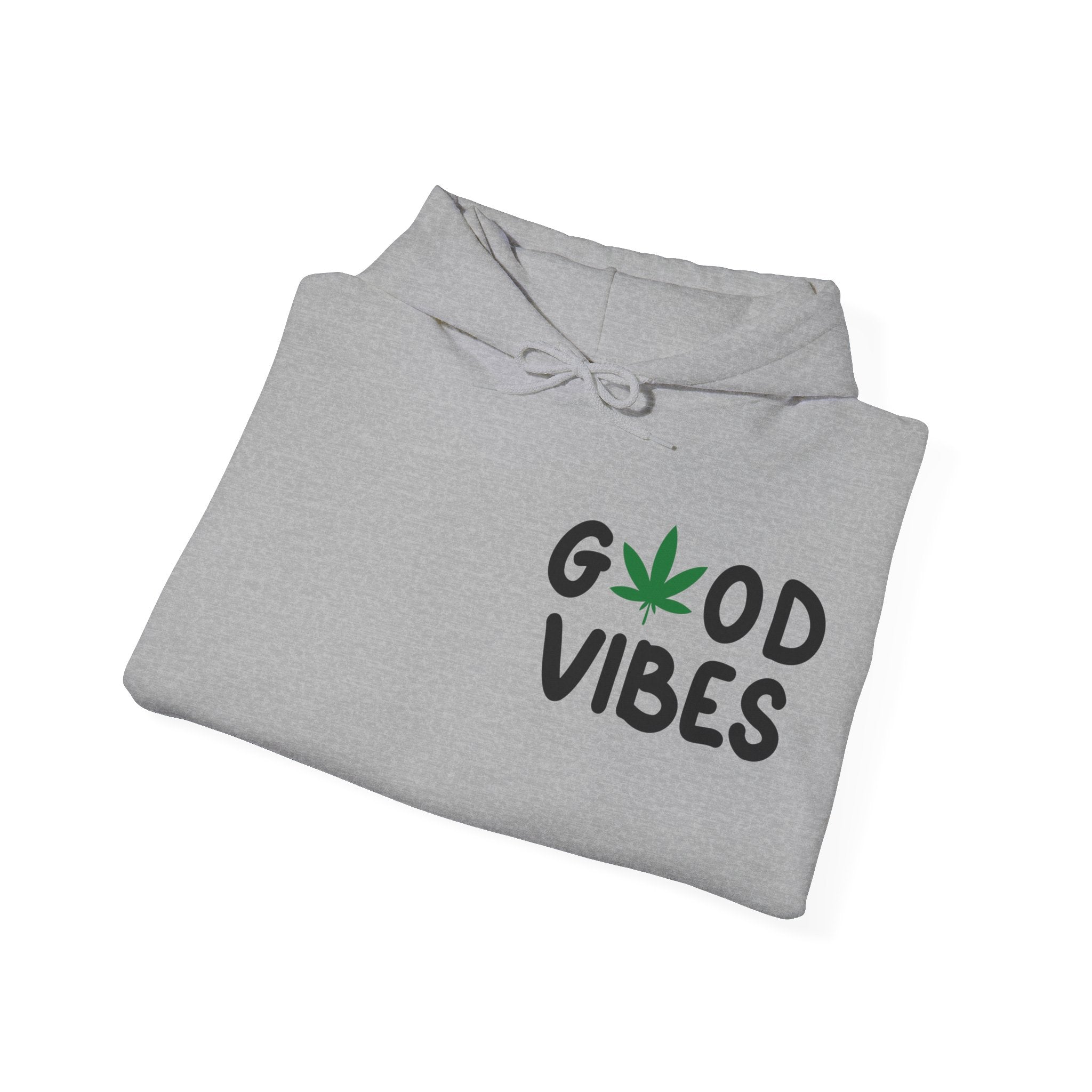 Good Vibes Hoodie - Elevate Your Style with a Cannabis Twist