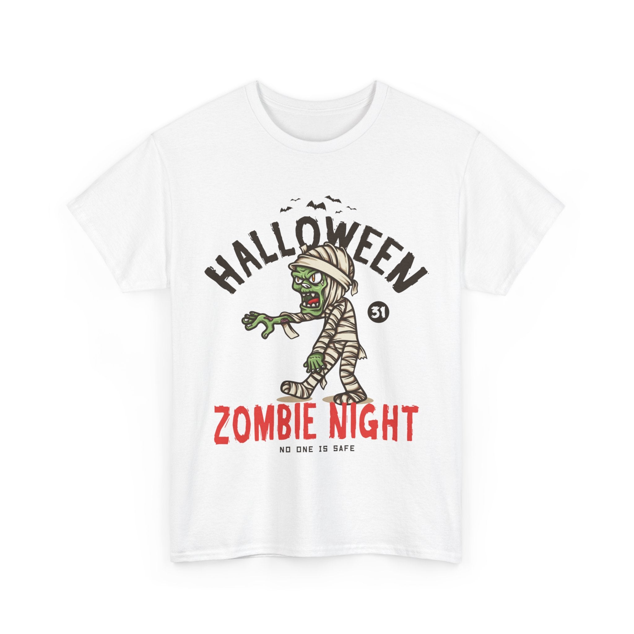 Halloween Zombie Night T-shirt - Spooky Undead Tee - Creepy Horror Shirt