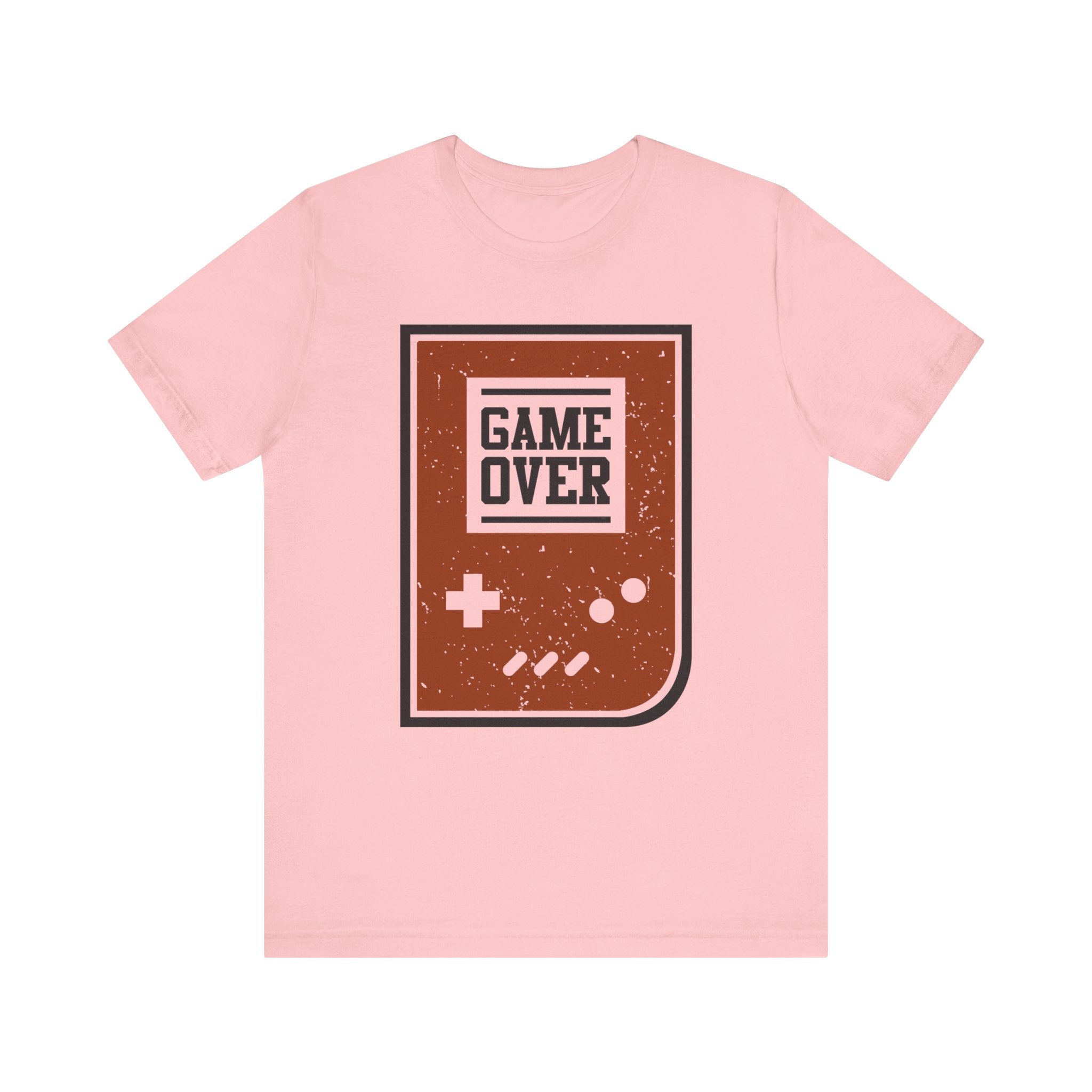 Game Over T-shirt, Gamer Tshirt, Gameboy Shirt, Game Lover Unisex Shirt, Game Over Crewneck Shirt, Short Sleeve Tee, Gift for Him